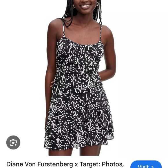 NWOT DVF for Target mini mesh dress - Picture 1 of 5